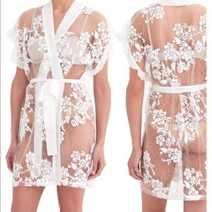 BHLDN x RYA Lace Bridal Robe (Charming Robe)